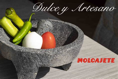 Molcajete Mexicano su Curado - Dulce y Artesano