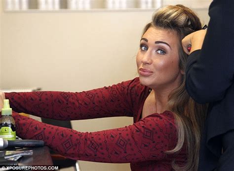 Towie Lydia Bright And Lauren Goodger Run Through Their Lines As They