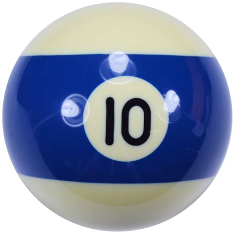 Number 10 Pool Ball 2 14 Billiards Regulation Size Pool Balls