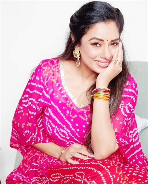 Rupali Ganguly Looks Stunning In Jaipuria Print Pink Kaftan Top