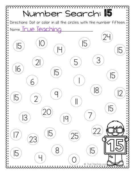 Printable 11 20 Worksheets For Kindergarten