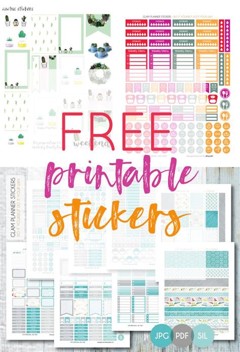Free Printable Stickers Free Printable Stickers Free Printable