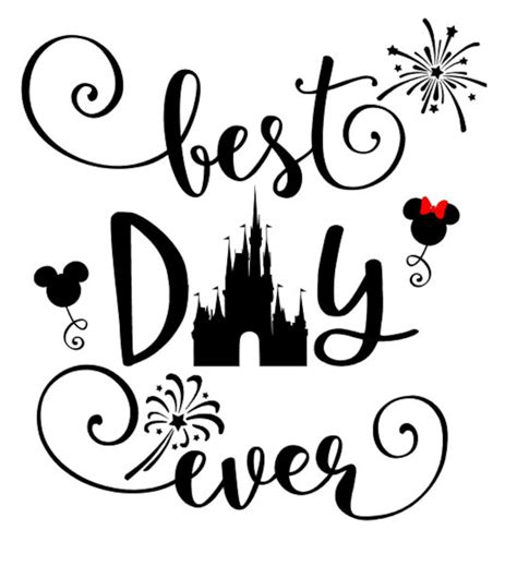 Disney World Best day ever SVG PNG Vinyl Cut File | Etsy