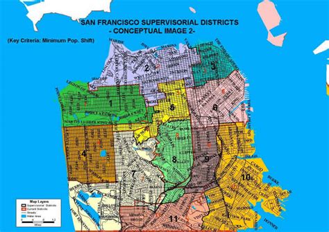 City And County Of San Francisco Supervisorial District Conceptual Maps