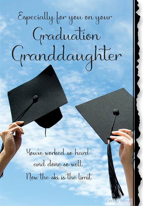 Graduation Granddaughter Greeting Cards By Loving Words