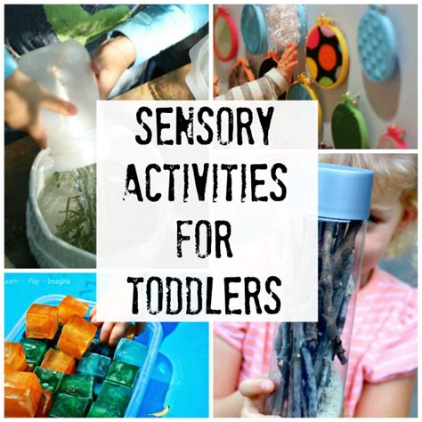 Sensory play has many benefits for your little one. Sensory Activities for Toddlers - How Wee Learn