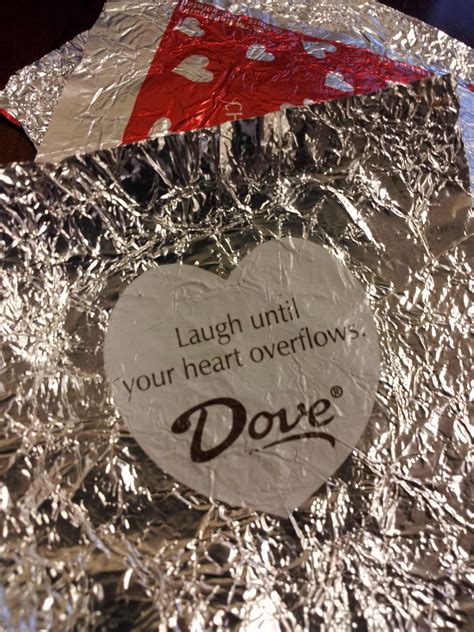 Stuck On You Dear Dove Chocolate Letters From A Lunatic