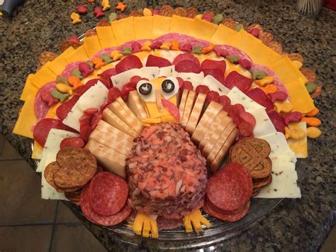 Here S The Turkey Meat And Cheese Tray I Made For Thanksgiving