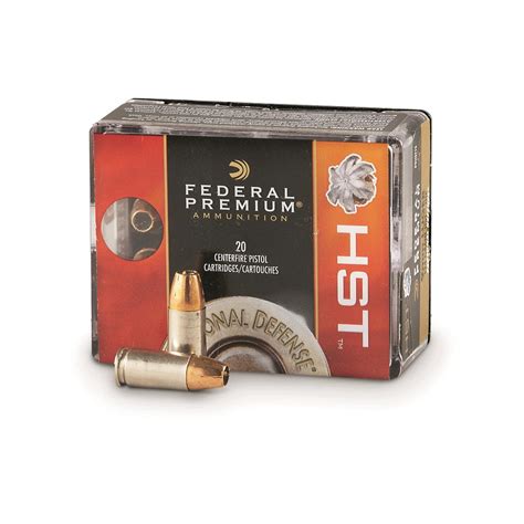 Federal Premium Personal Defense 9mm Hst 124 Grain 20 Rounds