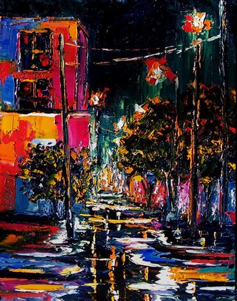 Debra Hurd Original Paintings And Jazz Art Alley Cityscape Art