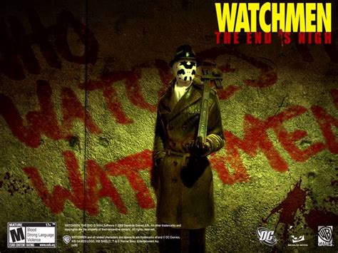 Watchmen The End Is Nigh Rorschach X Wallpaper Teahub Io
