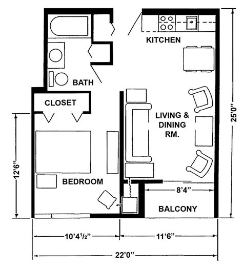 The best one bedroom floor plans espacos pequenos planta de. Apartment Layouts | Midland, MI - Official Website