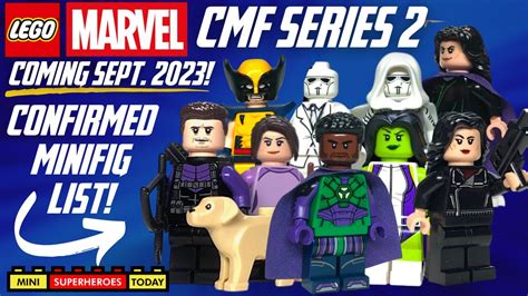 lego marvel cmf series 2 minifigure list update youtube