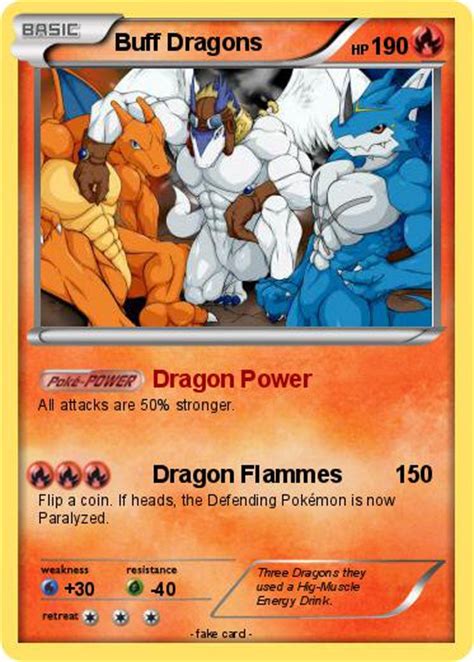 Pokémon Buff Dragons Dragon Power My Pokemon Card