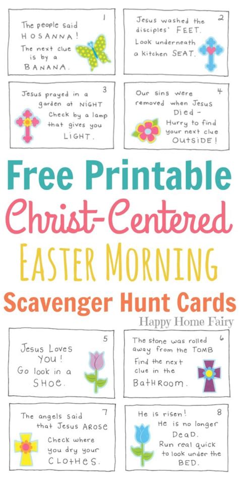 Free indoor scavenger hunt for kids printables #kidsactivities #toddlergames #kidsgames #scavengerhunt #indooractivities. Christ-Centered Easter Morning Scavenger Hunt for ...