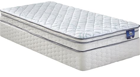 Animated mattress size comparison chart: Serta Sertapedic Daviana Twin Mattress Set - Euro Pillowtop