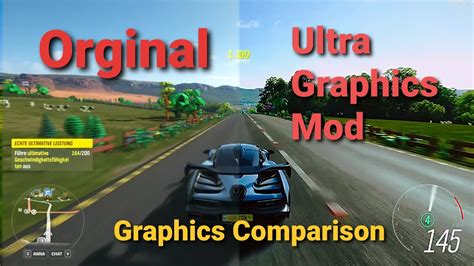 Forza Horizon 4 Orginal Graphics Vs Realistic Graphic Mod Comparison