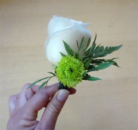How To Make A Boutonniere Made In A Day