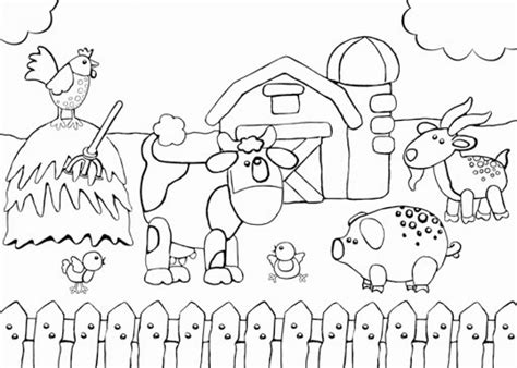farm coloring pages fww