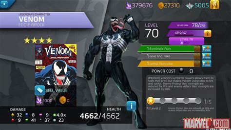 The Venom Site Classic Venom Joins Marvel Puzzle Quest Game