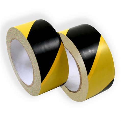 Spartan Hazard Warning Tape Self Adhesive Yellowblack Tape