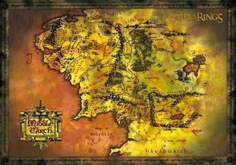 Lord Of The Rings Map Sugar And Spite