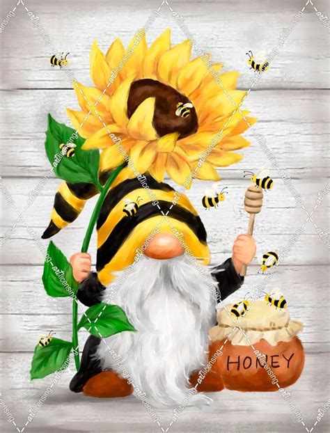 Sunflower Pictures Sunflower Art Diy Gnomes Gnomes Crafts Bee