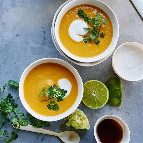 Thai Inspired Curry Carrot Soup Recipe Curried Carrot Soup Carrot