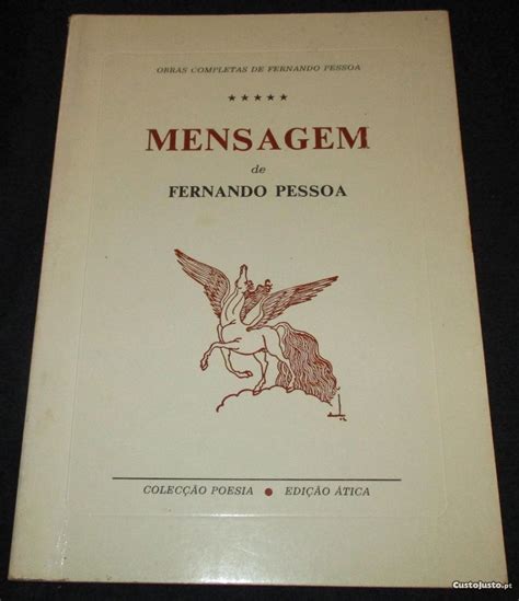 Livro Mensagem De Fernando Pessoa Ática à Venda Livros Lisboa