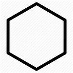 Hexagon Icon Shape Sign Icons Shapes Line