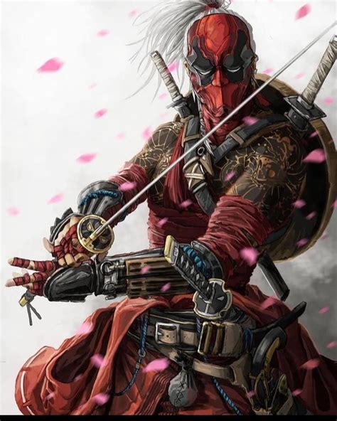 Pin De Phil Hill Em Warrior Poets Desenhos Deadpool Samurai
