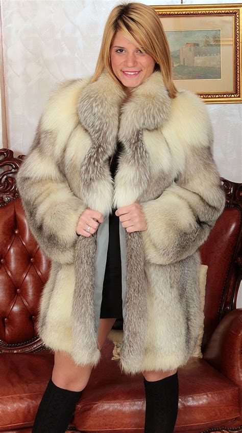 Jacket Fur Fox Fuchsjacke Pelz Mantel Fourrure De Renard Pelliccia Volpe Mex Fox Coat Fur
