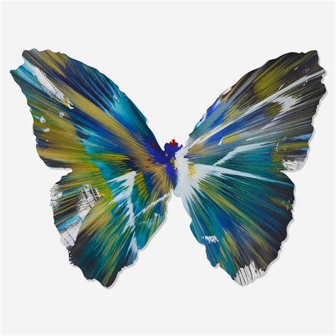 377 Damien Hirst Butterfly Spin Painting Damien