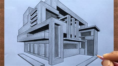 Two Point Perspective Drawing Emilienho