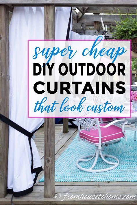 Roof decks are built on top of an existing roofs to provide landscaping to urban. How To Make Cheap DIY Outdoor Curtains That Look Custom