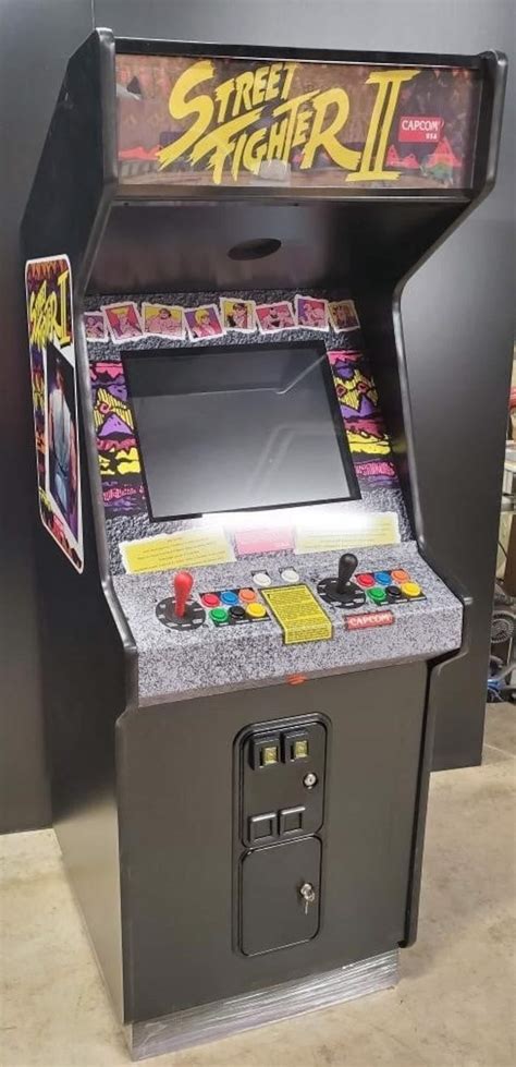 Street Fighter Ii 1991 Arcade Cabinet Artwork 18x24 Etsy