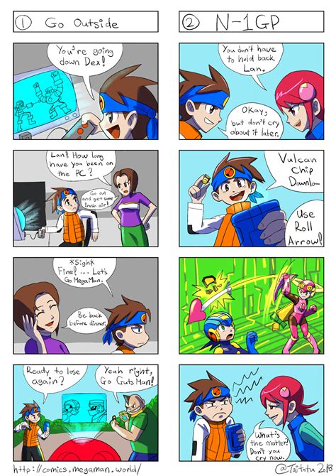 Mega Man World Comics Go Outside N Gp