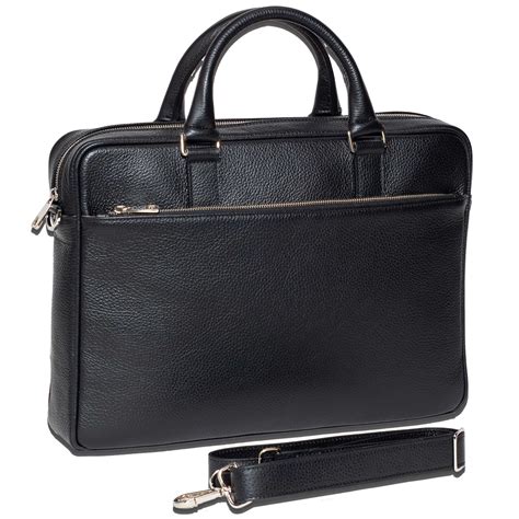 Slim Italian Leather Briefcases For Men Made In Italy