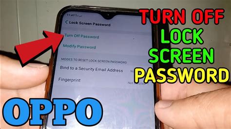 How To Turn Off Lock Screen Password In Oppo A5s Youtube