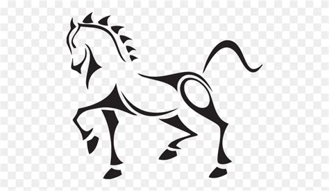 Unicorn Clip Art Image Black Pony Clipart Black And White Stunning