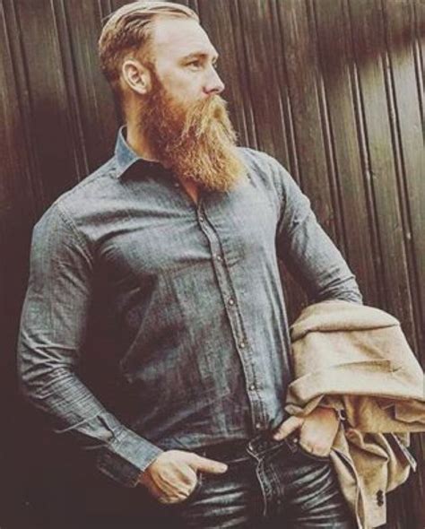 Viking beard with slicked back hair. Viking beard shapes - BeardStylesHQ
