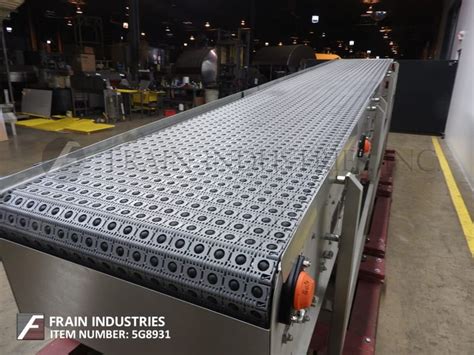 34 Wide X 20 Long Intralox Arb Activated Roller Belt Conveyors