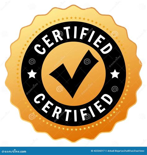 Icono Certificado Vector Ilustración Del Vector Ilustración De Medalla