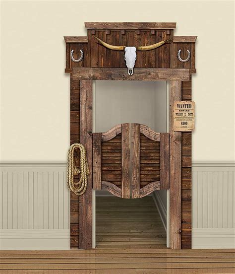 Amscan Western Deluxe Functional Saloon Door Decoration | 84 3/4" x 45