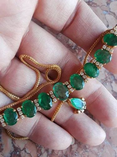 Emerald Necklace एमरल्ड हार पन्ना हार एमराल्ड नेकलेस Jewel Ora