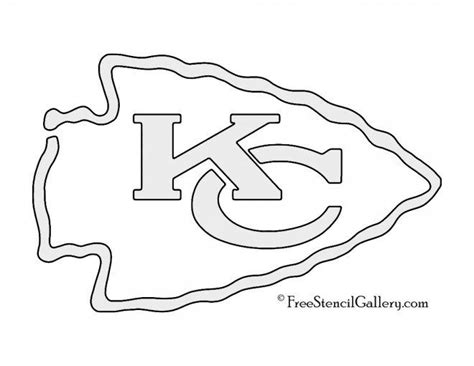 Blank Chiefs Coloring Pages in 2020 | Nfl kansas city chiefs, Kansas city chiefs, Kansas city ...