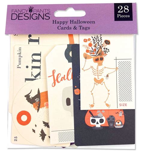 Fancy Pants Designs Happy Halloween Tags And Cards Ephemera 798339500574