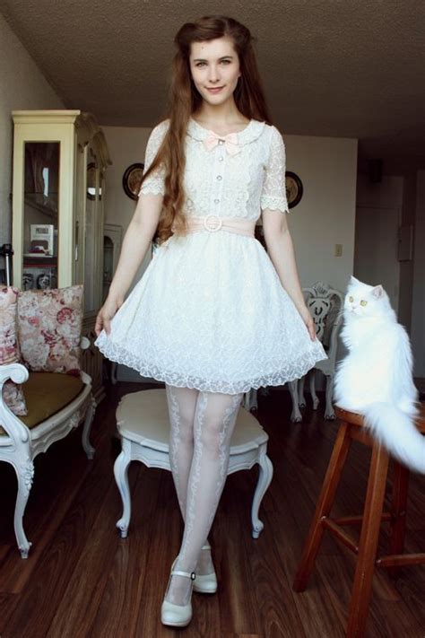 sweet sissy stefi — sissy is all ready for a tea party