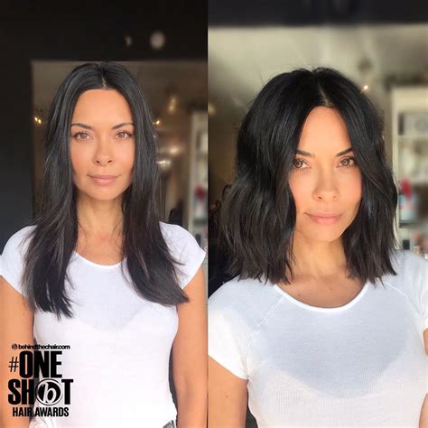 If you have long hair or you're considering growing out lengthy locks, then you already have the right cut and style? 10 Shoulder Length Thick Hair & Color Creations - Lob ...