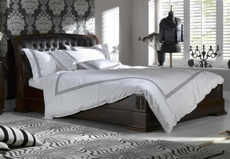 Frank Hudson Brookes Designer Leather Bed Frame Best Price